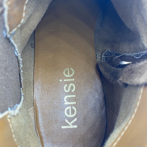 KENSIE Garry Leather Brown Bootie Women’s Size 6.5 - Picture 11 of 13